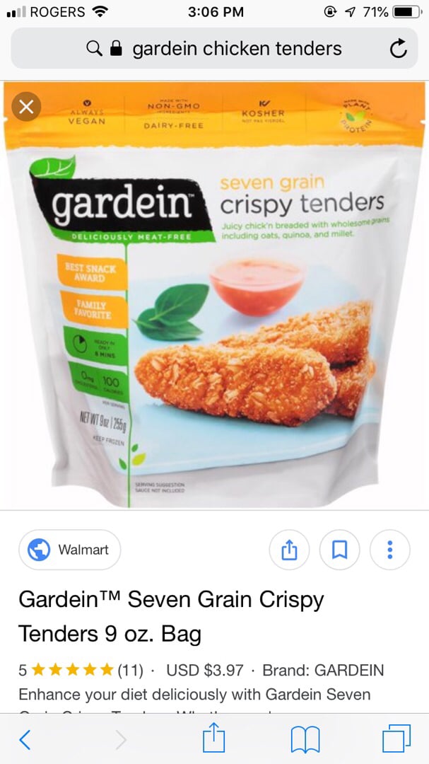 review photo of Gardein Seven Grain Crispy Tenders shared by @jayvegan88 on 26 Mar 2019 - review