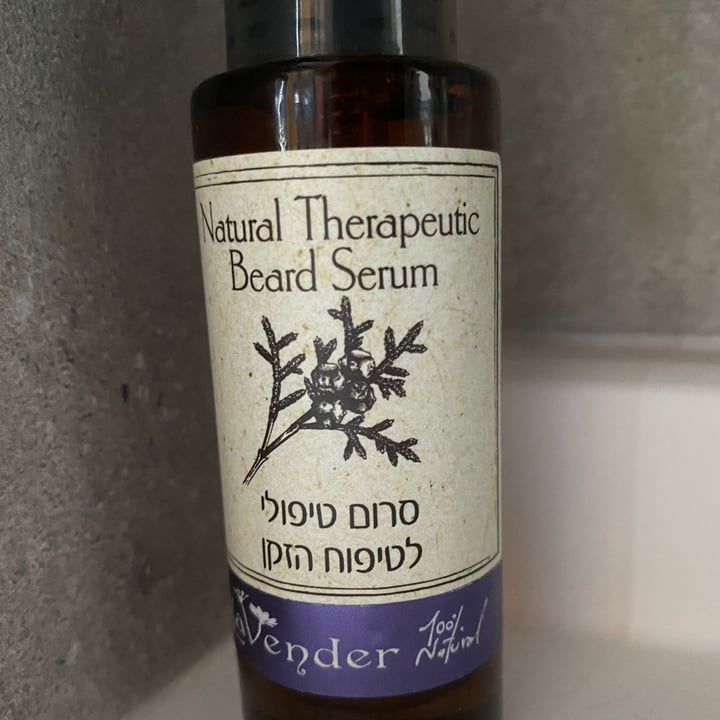 photo of Lavender 100% Natural Cosmetics natural therapeutic beard serum סרום טיפולי לטיפוח הזקן shared by @kerent10 on  10 Sep 2022 - review