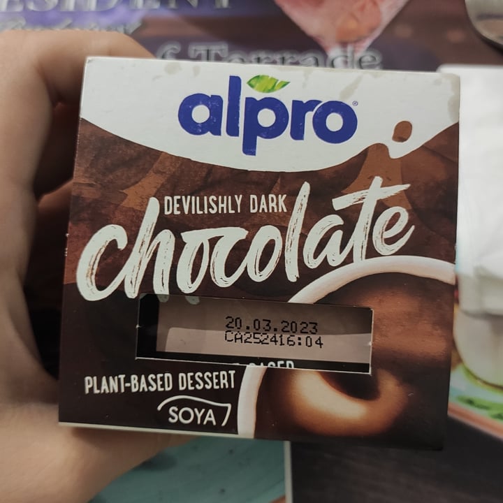 photo of Alpro Chocolate plant based dessert shared by @itsawsara on  22 Sep 2022 - review
