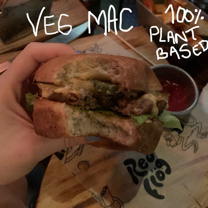 review photo of Red Frog Beer House Buba Veg Mac shared by @belurkrt on 16 Jan 2022 - review