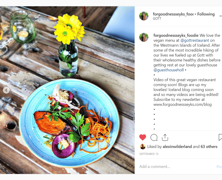 review photo of Gott Vegan Menu Sampling shared by @forgoodnessseyks on 31 Oct 2019 - review