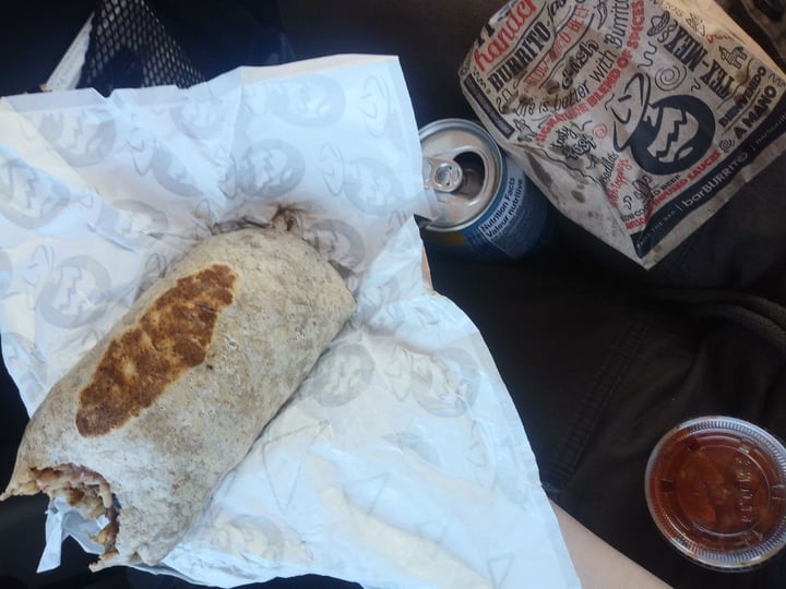 photo of barBURRITO Burrito with Veggie Ground on whole wheat (customizable) shared by @apernicus on  07 Jun 2019 - review