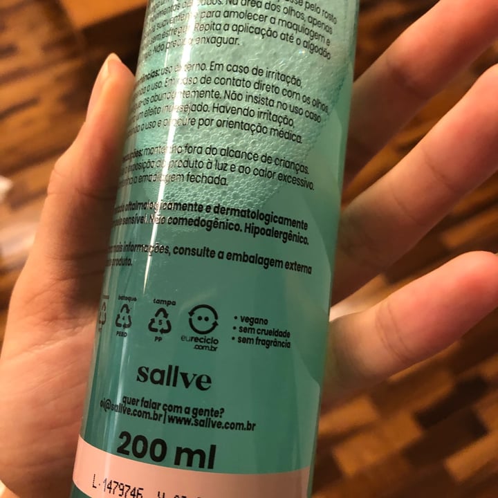 review photo of Sallve Leite Micelar shared by @loretita on 09 May 2022 - review