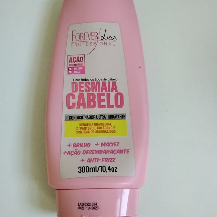 review photo of Forever liss Condicionador shared by @brunabsaldanha on 29 Apr 2022 - review