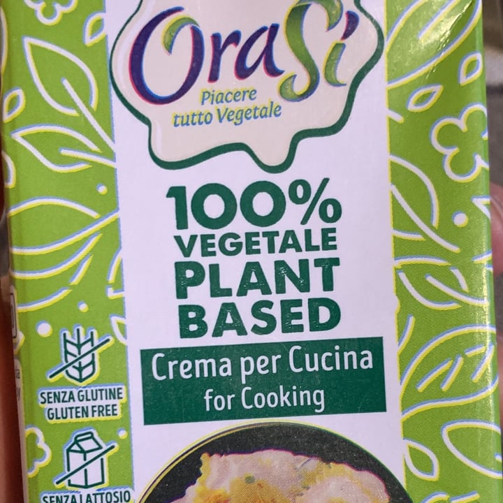 photo of OraSí 100% plant based Crema per cucinare shared by @niki99 on  23 Mar 2022 - review