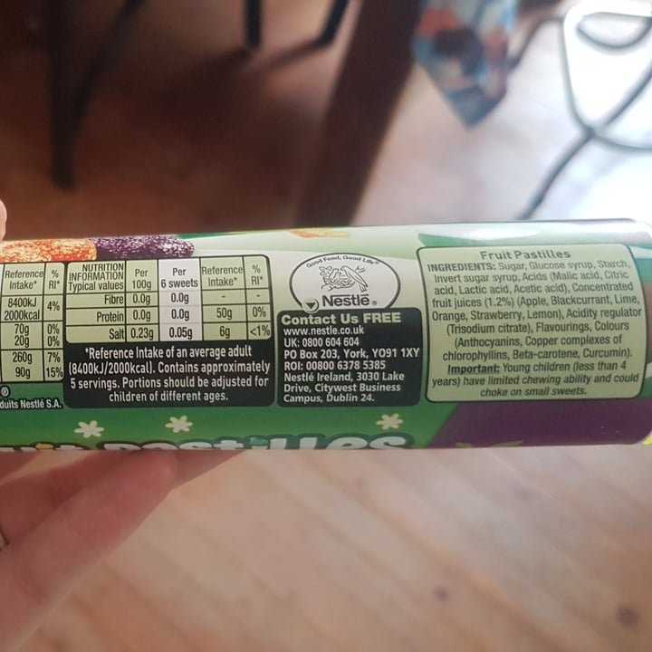 photo of Nestlé Fruit Pastilles shared by @alexandriacaitlyn on  10 Jun 2022 - review