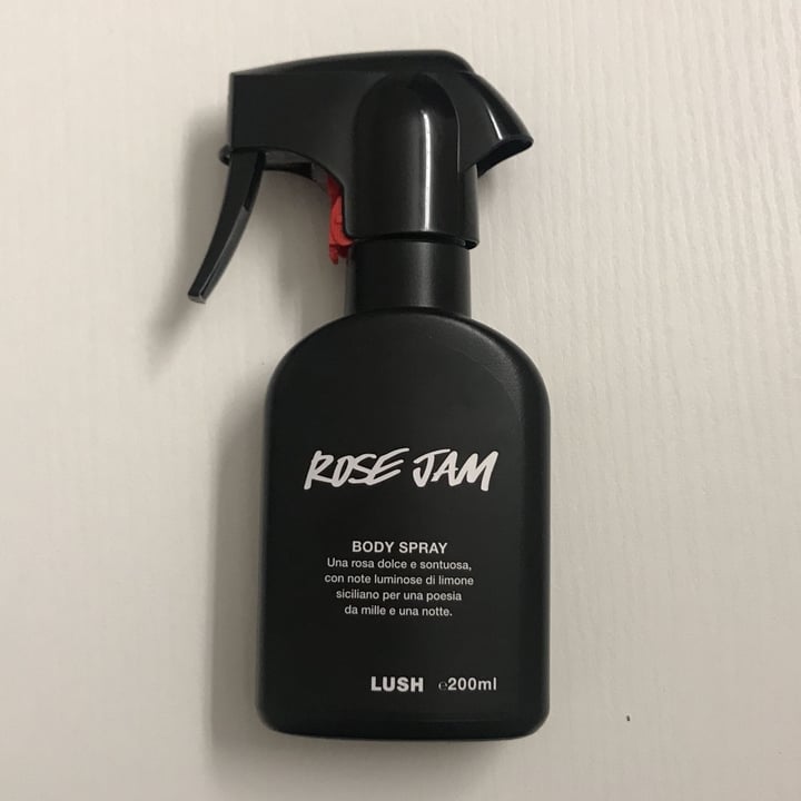 photo of LUSH Fresh Handmade Cosmetics Rose Jam Body Spray shared by @maroveg on  11 Feb 2022 - review