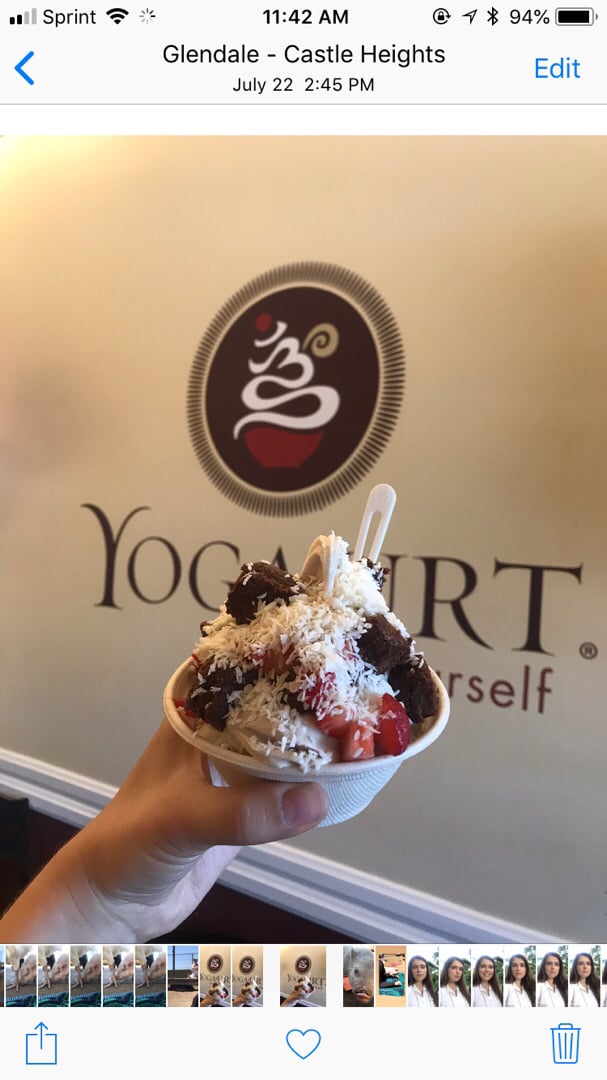 review photo of Yoga-urt Soft-Serve shared by @cacudaback on 31 Aug 2018 - review
