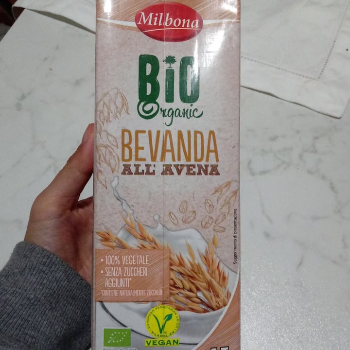 photo of Milbona Bebida de avena Bio shared by @lapao on  13 Nov 2021 - review