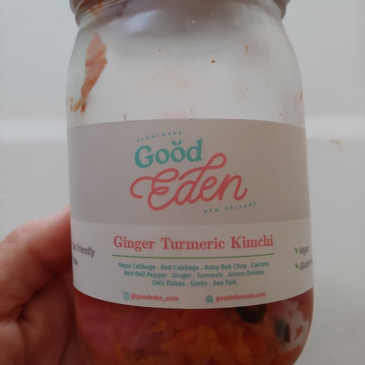 photo of Good Eden Ginger Turmeric Kimchi shared by @laurenonearth on  25 Aug 2021 - review