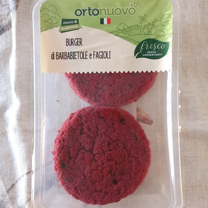 photo of Ortonuovo Burger di barbabietole e fagioli shared by @lunasky on  21 Aug 2022 - review