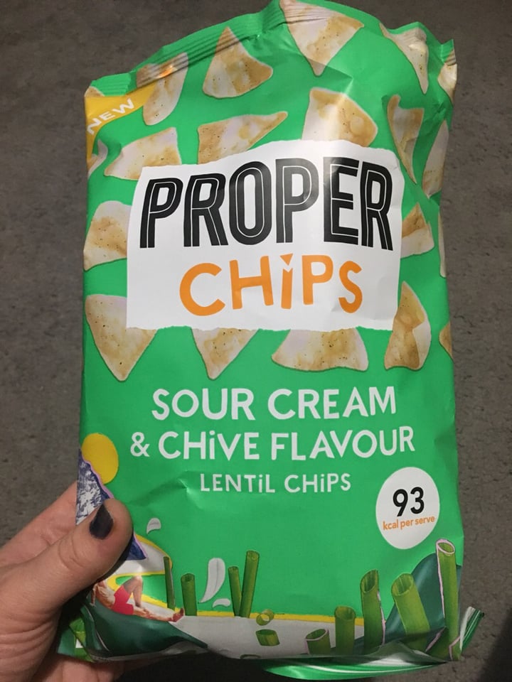 photo of Proper Corn Proper Chips Sour Cream And Onion Lentil Crisps shared by @melodyp on  18 Dec 2019 - review