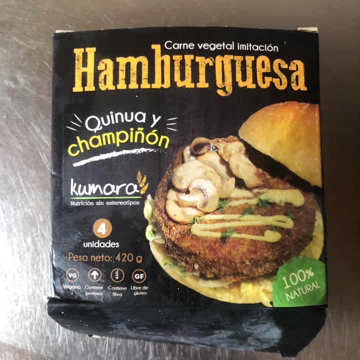 photo of Kumara Hamburguesa Quinua y Champiñon shared by @msgda on  26 Apr 2021 - review