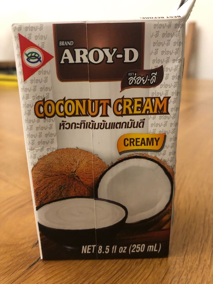 photo of Aroy-D Coconut cream shared by @kerent10 on  26 Feb 2020 - review