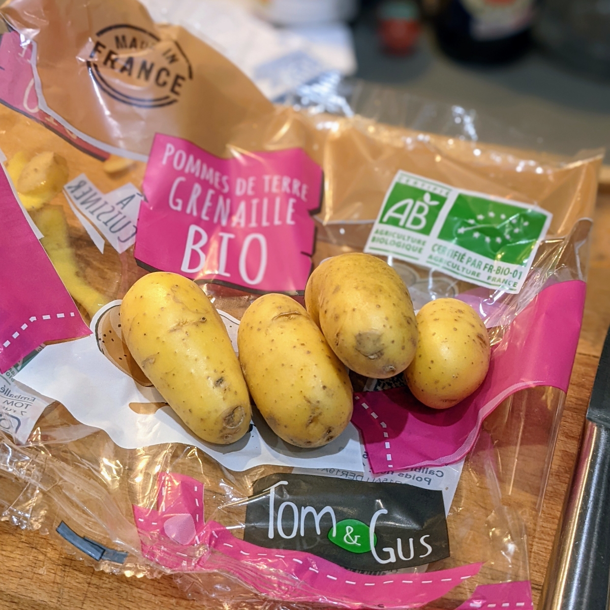 Tom Gus Pommes de terre grenaille bio from Tom & Gus - Vegan Product Reviews ...