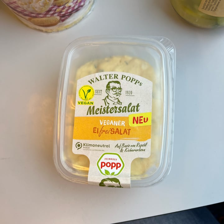 photo of Walter Popps Meistersalat veganer Ei-frei-Salat shared by @domcsiwill on  04 Jun 2022 - review