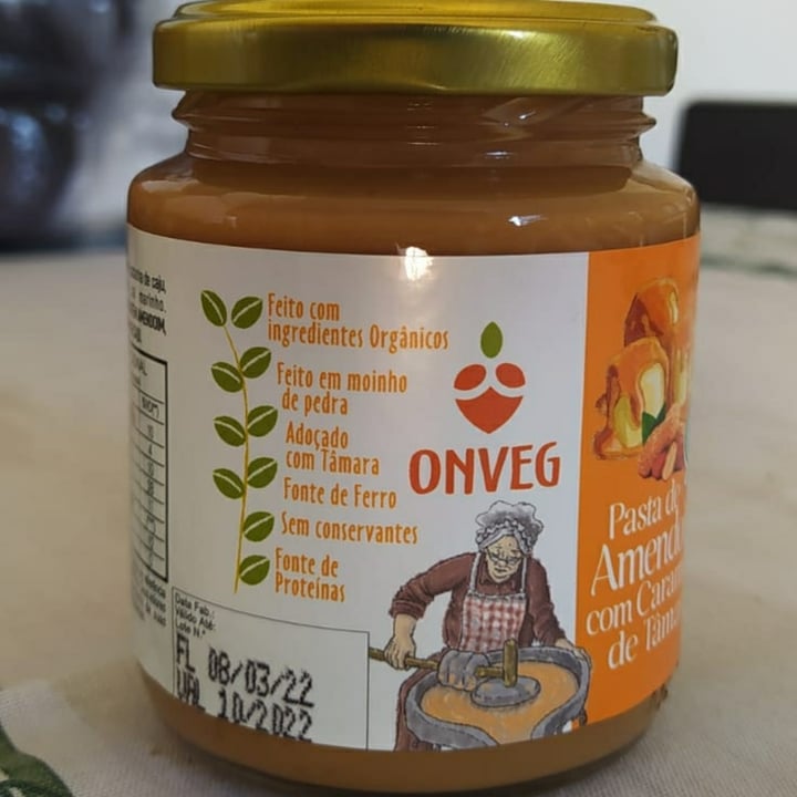photo of Onveg Pasta De Amendoim Com Caramelo De Tâmara shared by @alessandrats on  30 Jul 2022 - review