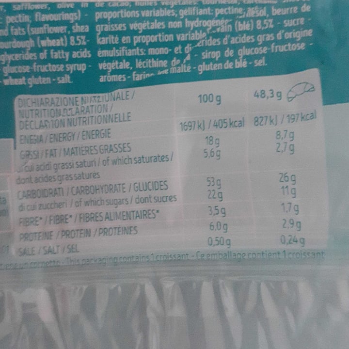 review photo of Misura 6 Cornetti al cioccolato shared by @euberuin on 26 Jun 2022 - review