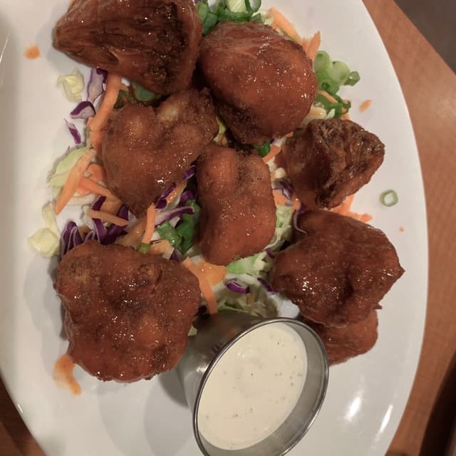 菜肴“Spicy Cauliflower Dippers”的照片