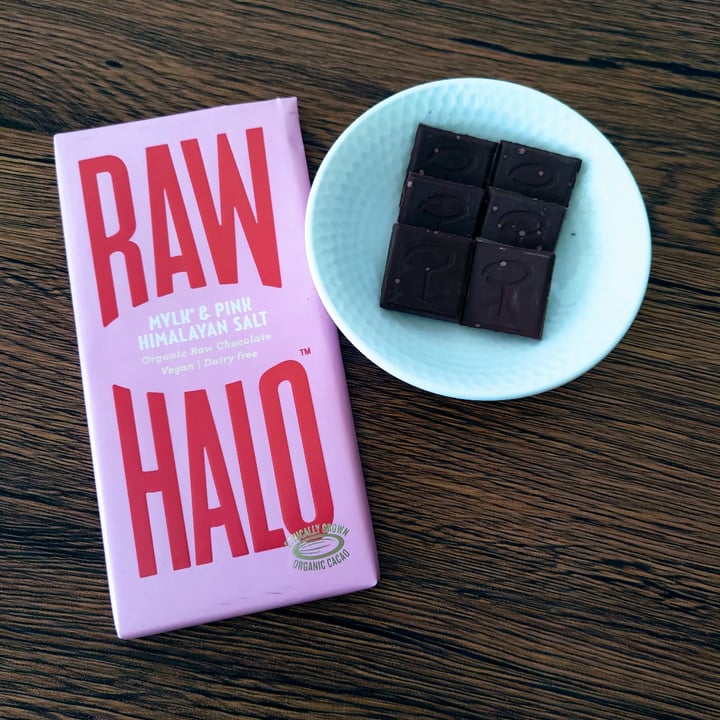 photo of Raw Halo Mylk & Pink Himalayan Salt Organic Raw Chocolate shared by @stevenneoh on  23 Apr 2022 - review