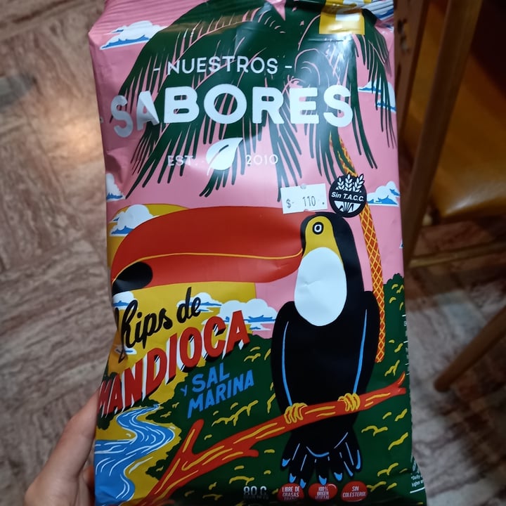 photo of Nuestros Sabores Chips De Mandioca shared by @mardumrauf on  02 Jun 2021 - review