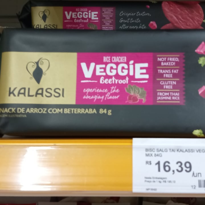 review photo of Kalassi Snack De Arroz Com Beterraba shared by @renatafari on 11 May 2022 - review