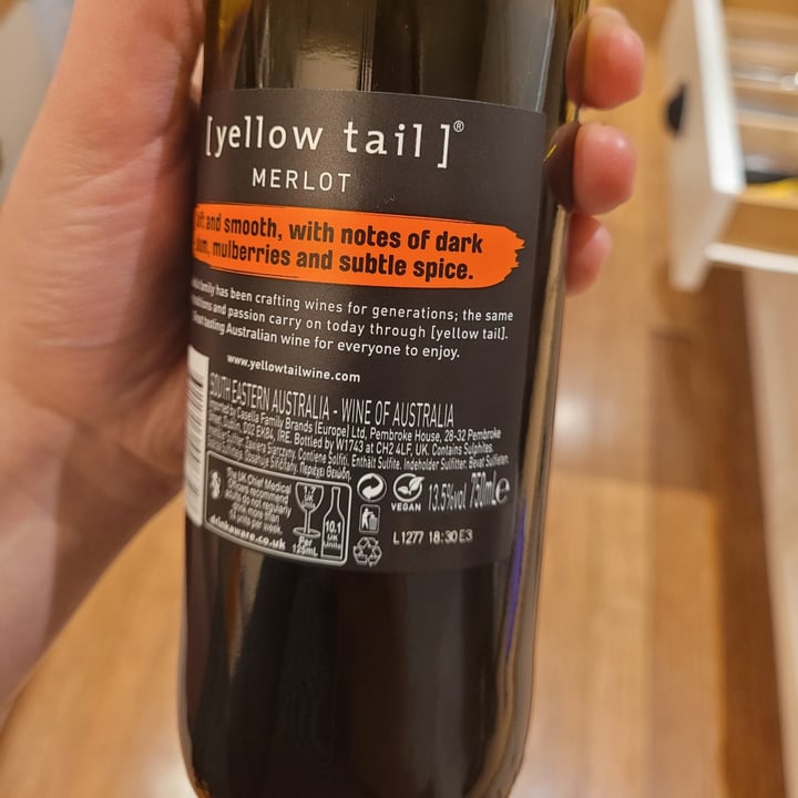 photo of Yellow Tail Merlot shared by @abigailp on  09 Jan 2022 - review