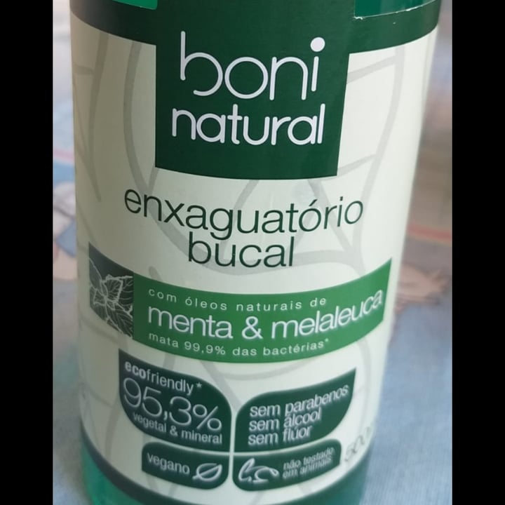 review photo of Boni natural Enxaguatório Bucal shared by @marizasantos on 03 May 2022 - review