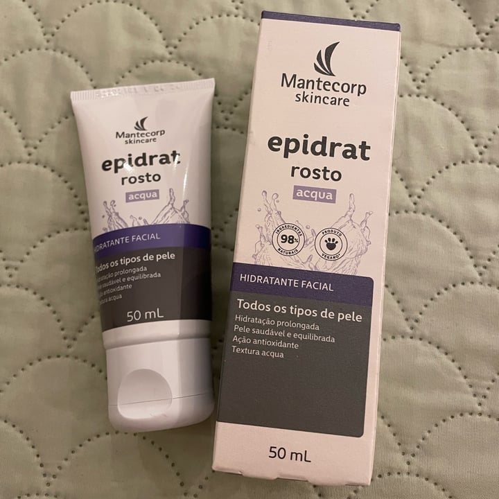 photo of Mantecorp Epidrat Rosto Acqua shared by @giimartinelli on  21 Jun 2022 - review