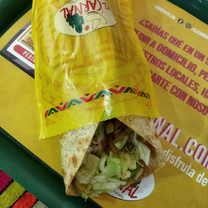 photo of El Carnal Burrito Vegano Tradicional shared by @saraluer on  03 Jan 2022 - review
