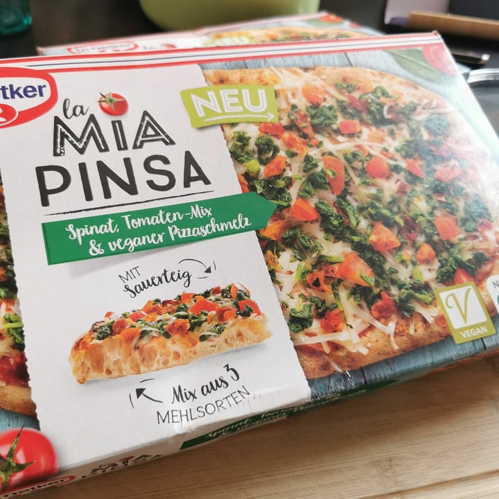 photo of Dr. Oetker La Mia Pinsa shared by @veganinbayern on  02 Dec 2021 - review