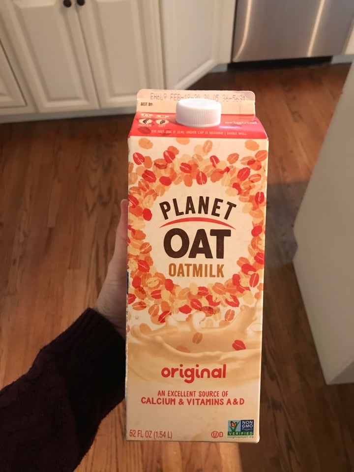 photo of Planet Oat Oatmilk Original shared by @curvycarbivore on  18 Dec 2019 - review