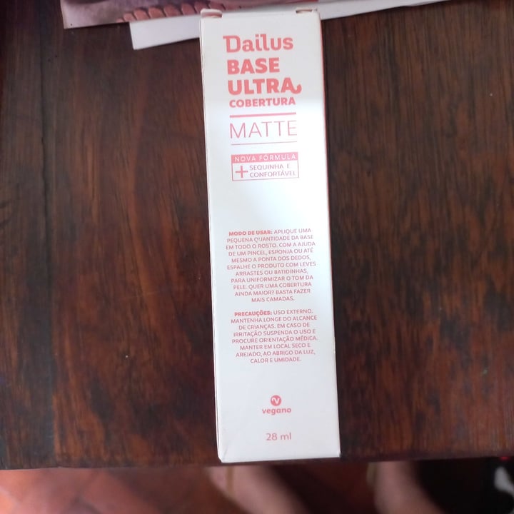 photo of Dailus Base Ultra Cobertura Matte shared by @yaskara on  25 Apr 2022 - review