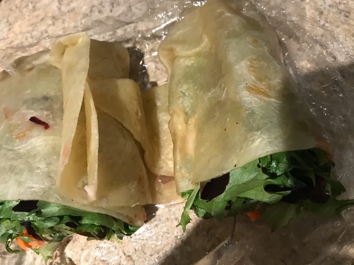 photo of Bunny's Nook Kitchen Vegan Veggie Wrap shared by @vegan4lyfe on  02 Feb 2020 - review