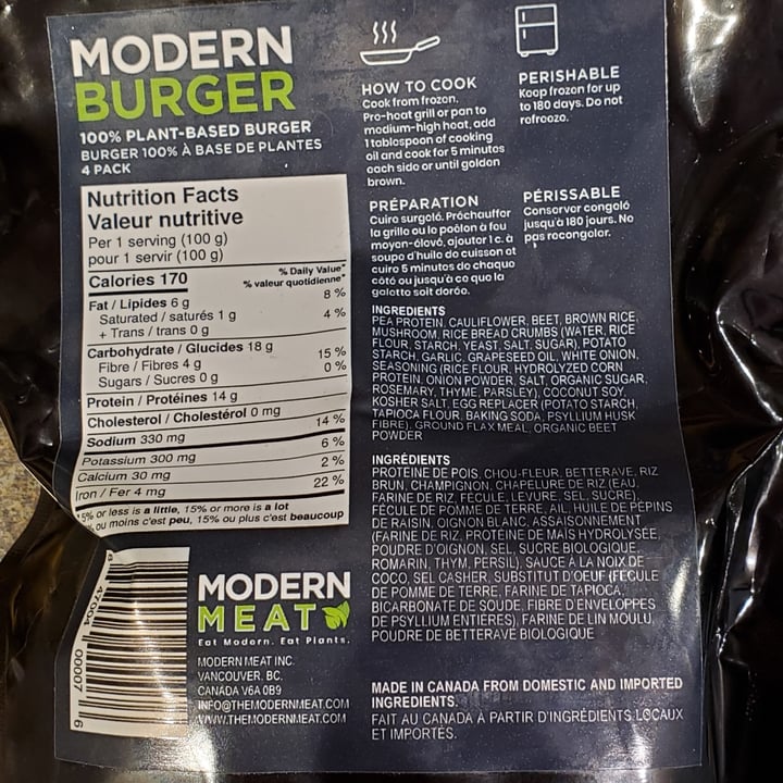 photo of Modern Meat Modern Burger shared by @blakee on  23 Sep 2021 - review