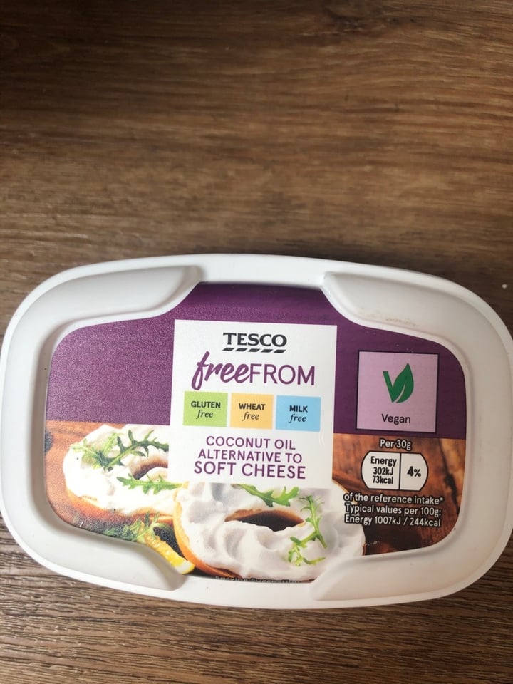 review photo of Tesco Free From Coconut Oil Alternative to Soft Cheese shared by @harrietpr on 13 Apr 2020 - review