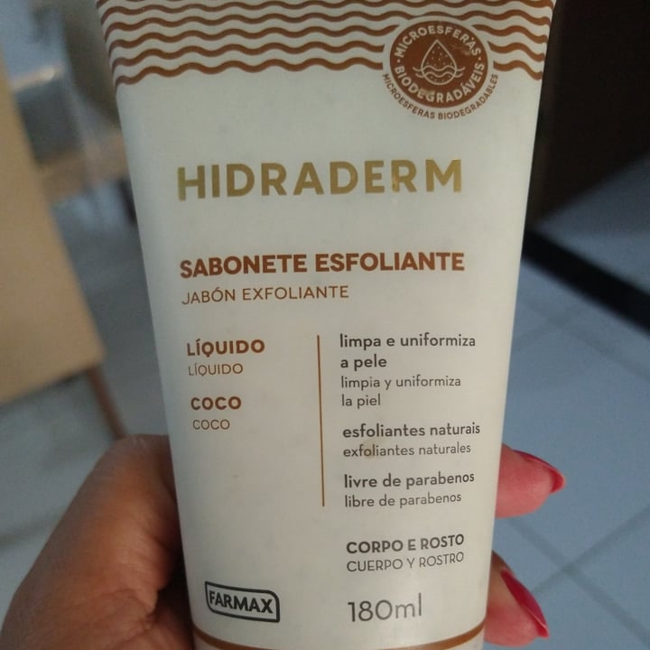 photo of Hidraderm Sabonete Esfoliante Liquido De Coco shared by @ermaelacicera on  22 May 2022 - review