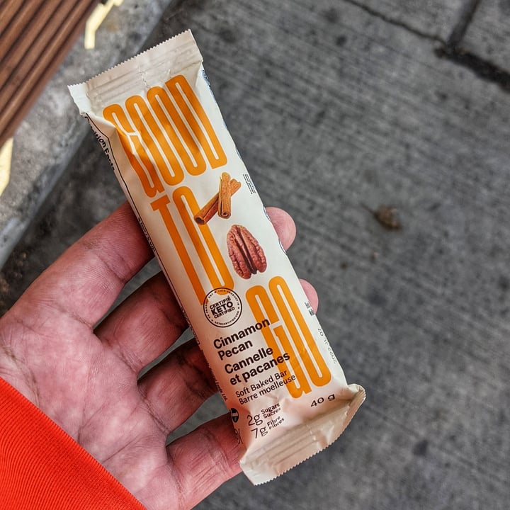 photo of Good To Go Cinnamon pecan soft baked bar shared by @stormm on  21 Jan 2022 - review