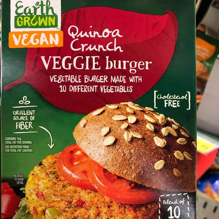 review photo of Earth Grown Quinoa Crunch Veggie Burger shared by @ajnafziger1 on 21 Oct 2020 - review
