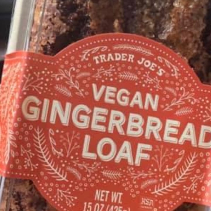 photo of Trader Joe's Vegan Gingerbread Loaf shared by @angiec463 on  25 Aug 2021 - review