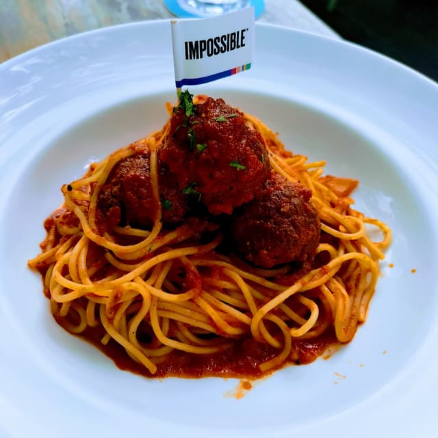 Photo of the dish “Impossible™ Meatball Spaghetti”