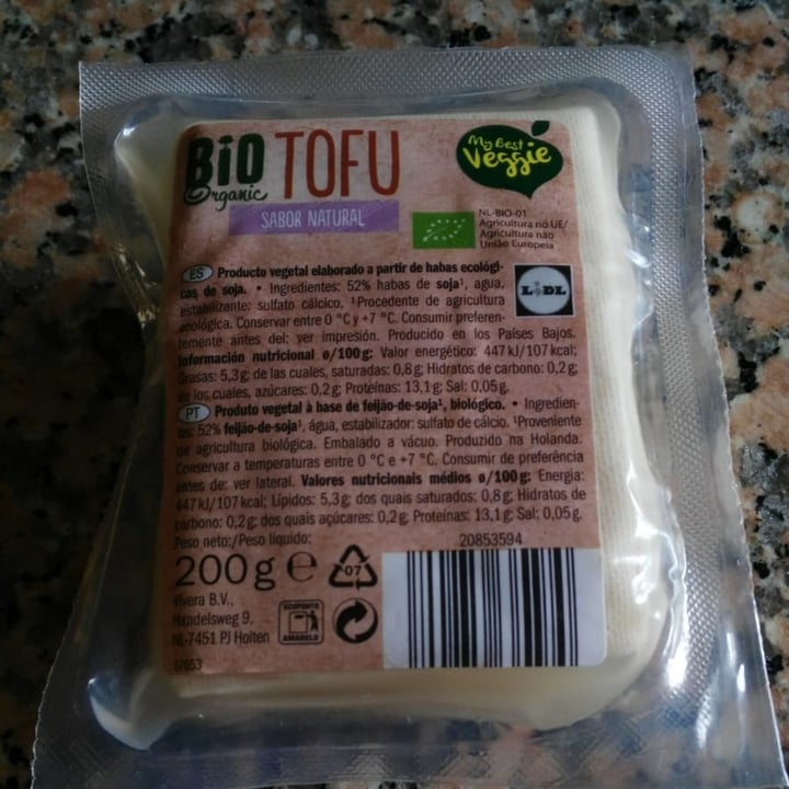 photo of Vemondo  Bio Tofu Sabor Natural shared by @vegfem on  26 Sep 2020 - review