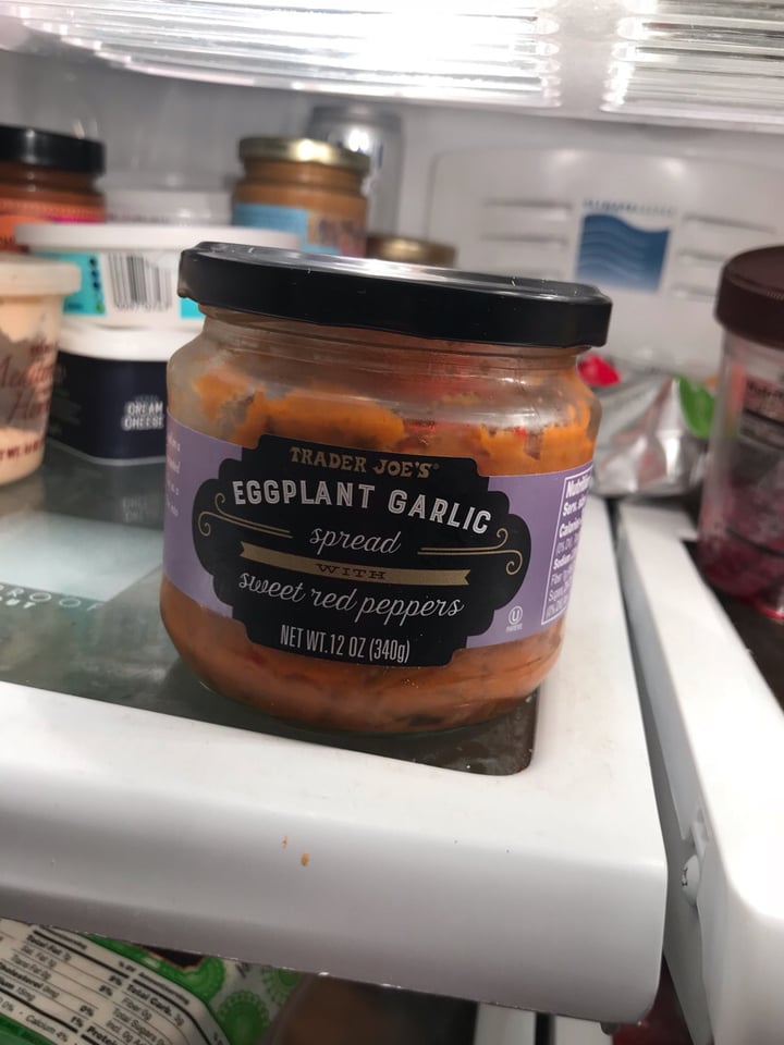 review photo of Trader Joe's Eggplant Garlic Spread with Sweet Peppers shared by @mgurunathan on 26 Dec 2019 - review