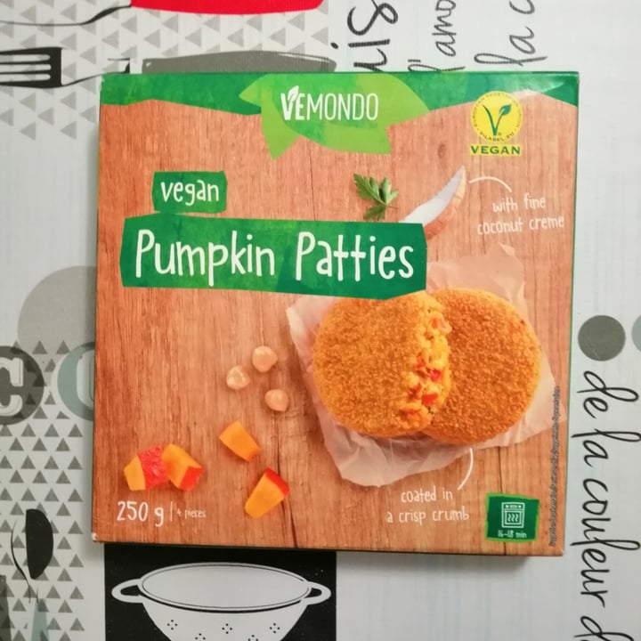 photo of Vemondo Vegan pumpkin patties shared by @anthe on  06 Jan 2022 - review