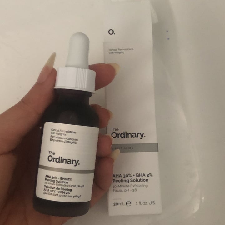 photo of The Ordinary AHA 30% + BHA 2% Peeling Solution shared by @feariced on  06 Jun 2022 - review