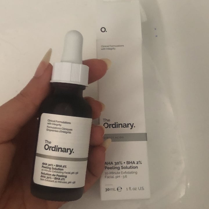 review photo of The Ordinary AHA 30% + BHA 2% Peeling Solution shared by @feariced on 06 Jun 2022 - review