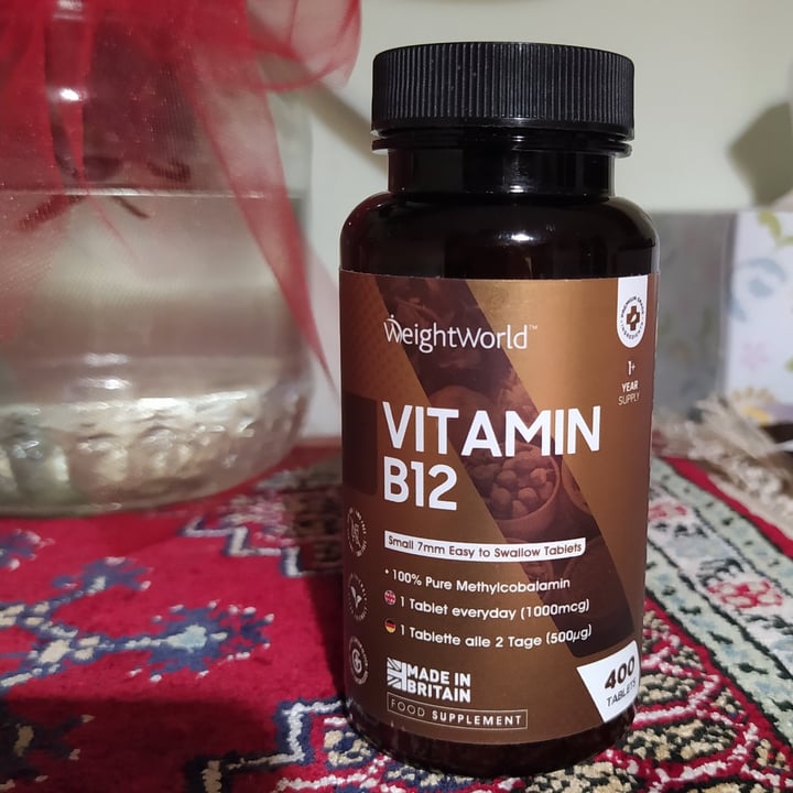 photo of WeightWorld Vitamin B12 shared by @silviaserpe02 on  16 Mar 2022 - review
