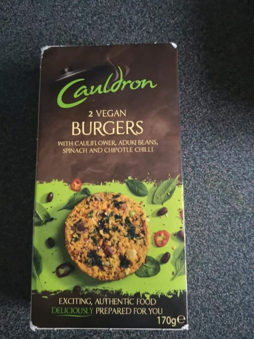 Burgers from Cauldron - Vegan Product Reviews & Ratings | abillion