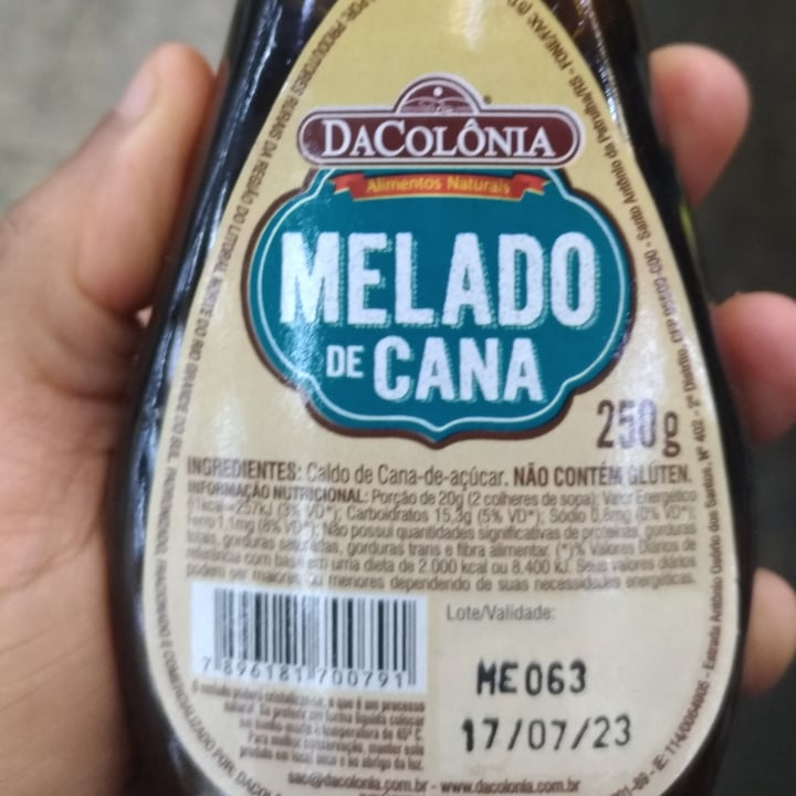 photo of DaColônia Melado De Cana shared by @jessilobato on  03 Nov 2021 - review