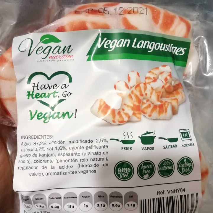 photo of Vegan Nutrition Delicias Veganas Estilo Langostinos (Vegan Prawn Delight) shared by @martarogata on  06 May 2020 - review